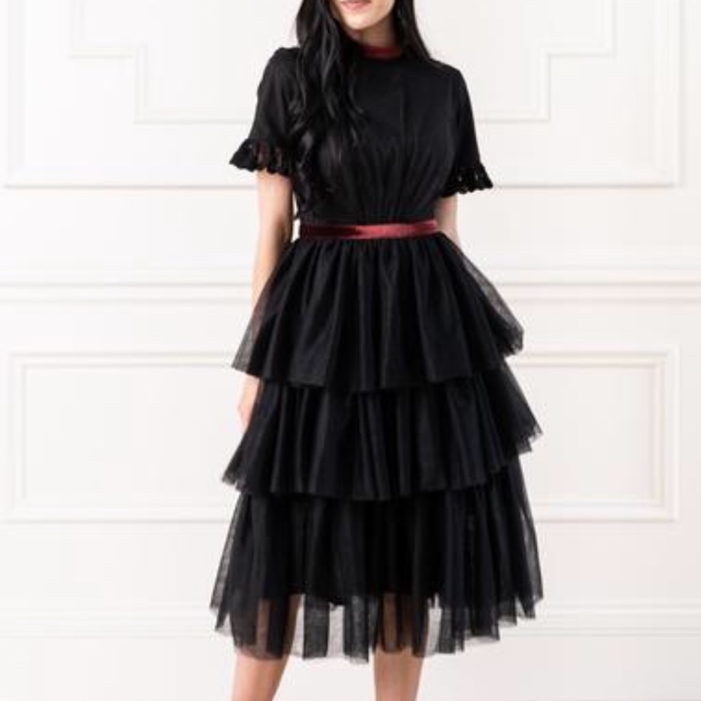 RP Collection Tiered Tulle Dress